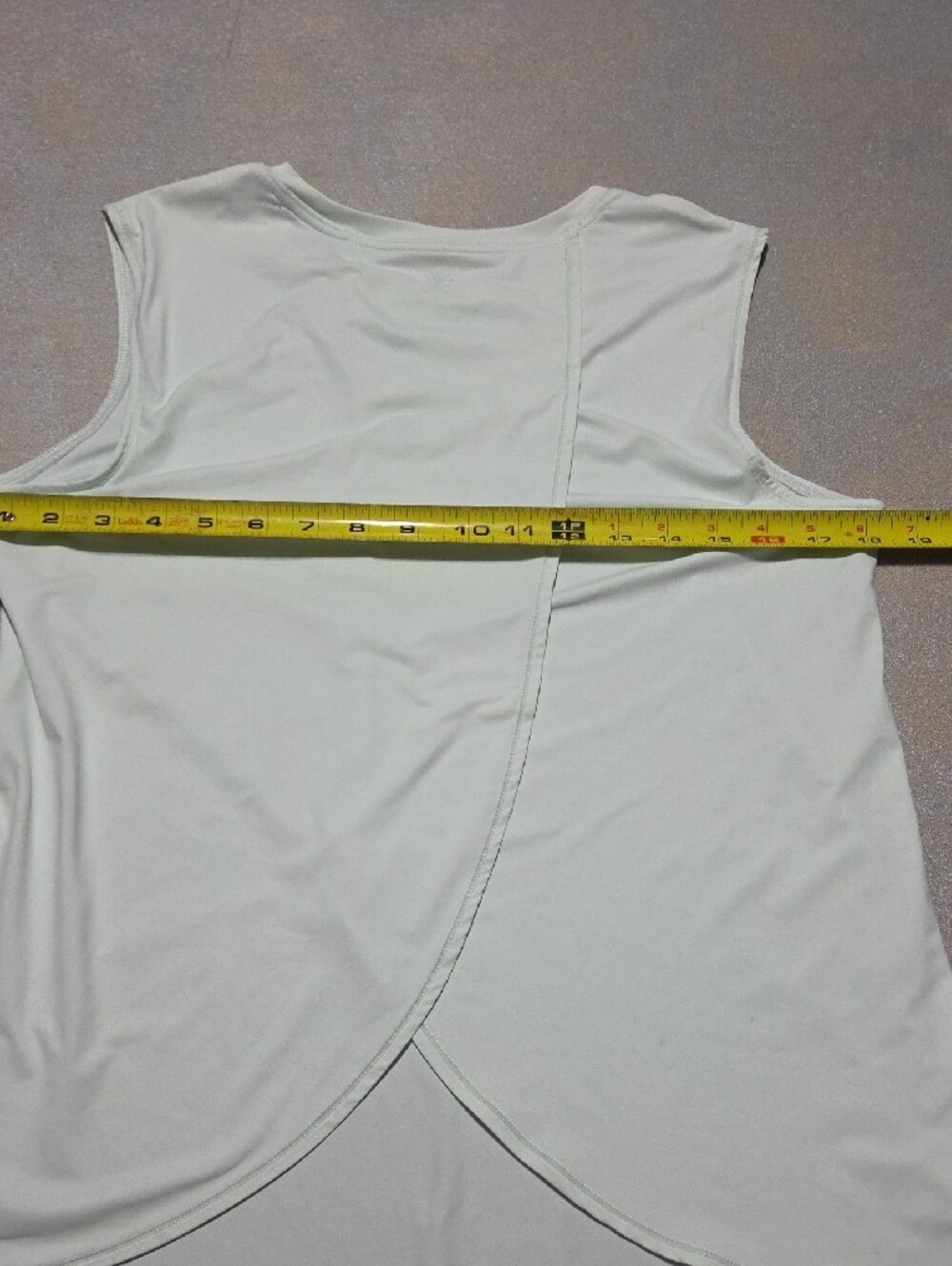 Athleta Pale Mint Double-Layer Crossover Back Tank - Picture 5 of 8